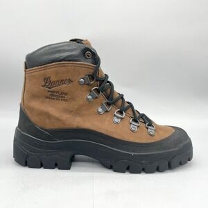 Danner Mens 6.5 R Combat Hiker Boots Brown Leather Waterproof Hiking Outdoor USA